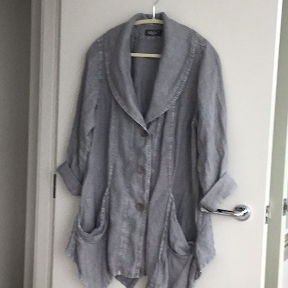 Funky linen jacket